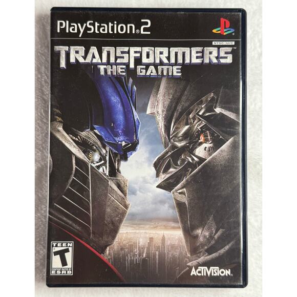 Transformers The Game (PS2, 2007) Complete w/ Manual – Activision - PlayStation - Picture 1 of 6